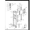 Amana SQD25NBL-P1162417WL freezer door hinge and trim parts (szd27nl/p1162404wl) (szd27nw/p1162404ww) (szd27ne/p1162404we) (szd27ne/p1162410we) (szd27nl/p1162410wl) (szd27nw/p1162410ww) diagram