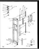 Freezer door hinge and trim parts (szd27nl/p1162404wl) (szd27nw/p1162404ww) (szd27ne/p1162404we) (szd27ne/p1162410we) (szd27nl/p1162410wl) (szd27nw/p1162410ww)