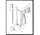 Amana SQD25NBW-P1162417WW refrigerator door hinge and trim parts (szd27nl/p1162404wl) (szd27nw/p1162404ww) (szd27ne/p1162404we) (szd27ne/p1162410we) (szd27nl/p1162410wl) (szd27nw/p1162410ww) diagram