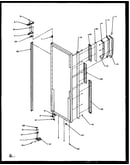 Refrigerator door hinge and trim parts (szd27nl/p1162404wl) (szd27nw/p1162404ww) (szd27ne/p1162404we) (szd27ne/p1162410we) (szd27nl/p1162410wl) (szd27nw/p1162410ww)