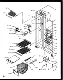 Freezer shelving and refrigerator light (sqd25nbl/p1162417wl) (sqd25nbw/p1162417ww) (sqd25nb2l/p1162425wl) (sqd25nb2w/p1162425ww) (sqd25nb2w/p1162430ww) (sqd25nb2l/p1162430wl) (szd27nl/p1162404wl) (szd27nw/p1162404ww) (szd27ne/p1162404we) (szd27ne/p116241