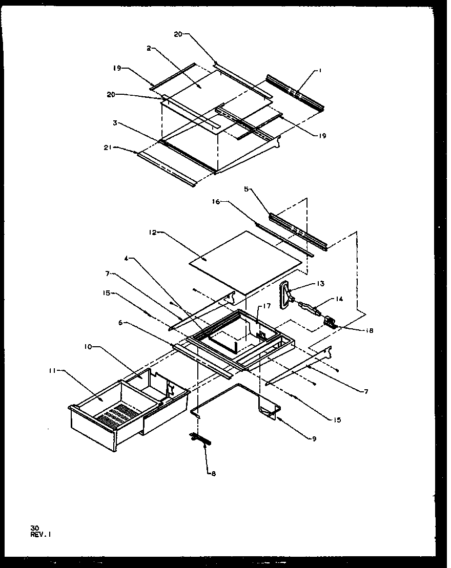 Refrigerator shelving and drawers (sqd25nbl/p1162417wl) (sqd25nbw/p1162417ww) (sqd25nb2l/p1162425wl) (sqd25nb2w/p1162425ww) (sqd25nb2w/p1162430ww) (sqd25nb2l/p1162430wl) (szd27nl/p1162404wl) (szd27nw/p1162404ww) (szd27ne/p1162404we) (szd27ne/p1162410we) (