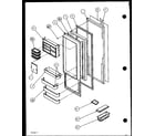 Amana SZD20MPE-P1120204WE refrigerator door diagram