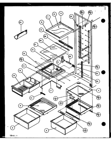 Refrigerator shelving and drawers (szd22ml/p1120809wl) (szd22mw/p1120809ww) (szd22mw/p1120810ww) (szd22ml/p1120810wl) (szd22m2w/p1155004ww) (szd22m2l/p1155004wl) (szd22mbw/p1120811ww) (szd22mbl/p1120811wl) (szd22mbl/p1120812wl) (szd22mbw/p1120812ww) (szd2