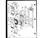 Amana SZD25MPW-P1121010WW evaporator and air handling diagram
