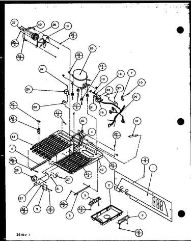 Machine compartment panasonic compressor