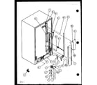 Amana SZD25MPE-P1121010WE cabinet back diagram