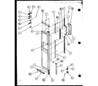 Amana 36791W-P1152601WW freezer door (36521w/p1121601ww) (36528l/p1121602wl) (36511w/p1121603ww) (36518l/p1121604wl) diagram
