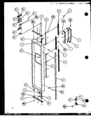 Freezer door (36791w/p1152601ww) (36798l/p1152602wl) (36795e/p1152603we)