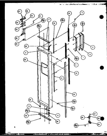 Freezer door (36791w/p1152601ww) (36798l/p1152602wl) (36795e/p1152603we)