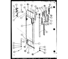 Amana 36528L-P1121602WL refrigerator door (36791w/p1152601ww) (36798l/p1152602wl) (36795e/p1152603we) diagram