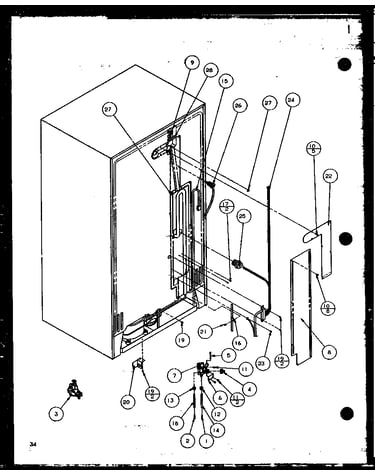 Cabinet back