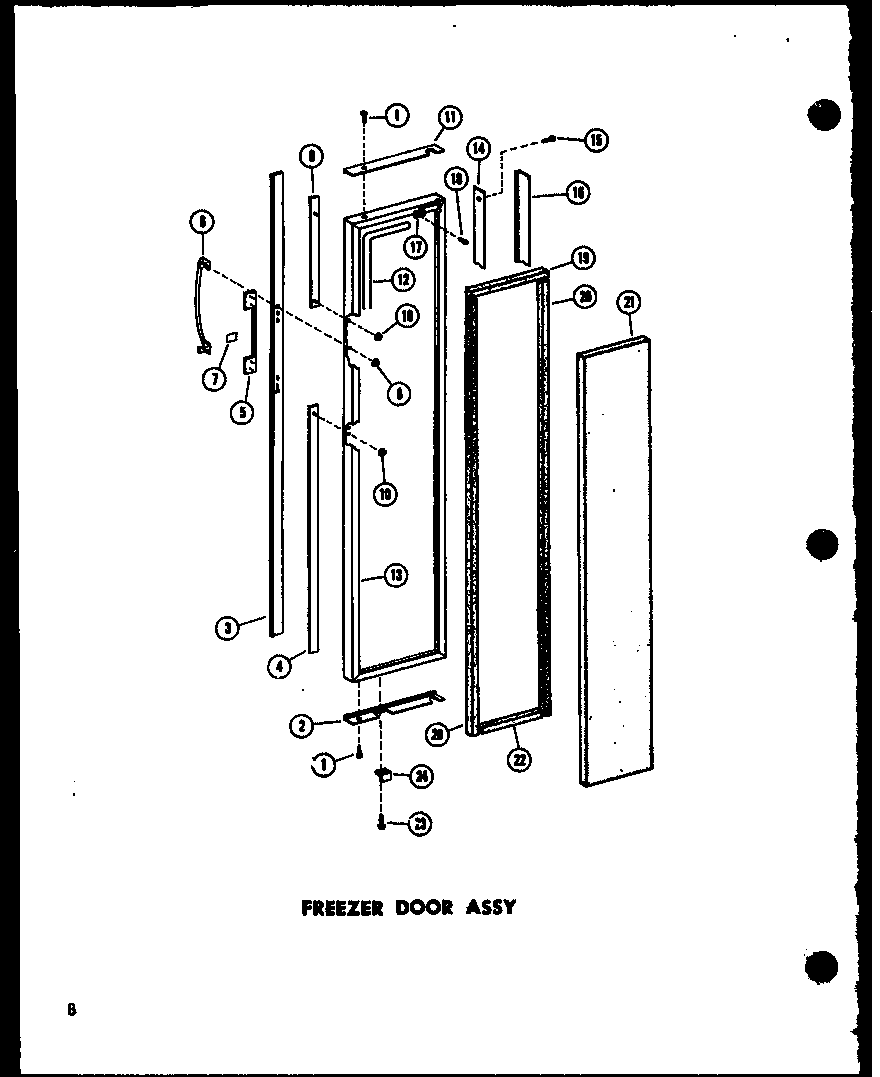 FREEZER DOOR ASSY (SR25W/P60340-29W) (SR25W-C/P60340-29WC) (SR25W-AG/P60340-29WG) (SR25W-A/P60340-29WA) (SD25W-C/P60340-38WC) (SD25W-A/P60340-38WA) (SD25W/P60340-38W) (SD25W-AG/P60340-38WG) (SR22W-C/P60340-31WC) (SR22W-A/P60340-31WA) (SR22W/P60340-31W) (S