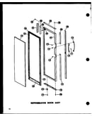 Refrigerator door assy (sr25w/p60340-29w) (sr25w-c/p60340-29wc) (sr25w-ag/p60340-29wg) (sr25w-a/p60340-29wa) (sd25w-c/p60340-38wc) (sd25w-a/p60340-38wa) (sd25w/p60340-38w) (sd25w-ag/p60340-38wg) (sr22w-c/p60340-31wc) (sr22w-a/p60340-31wa) (sr22w/p60340-31
