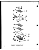 Freezer interior parts (sr25w/p60340-29w) (sr25w-c/p60340-29wc) (sr25w-ag/p60340-29wg) (sr25w-a/p60340-29wa) (sd25w-c/p60340-38wc) (sd25w-a/p60340-38wa) (sd25w/p60340-38w) (sd25w-ag/p60340-38wg) (sr22w-c/p60340-31wc) (sr22w-a/p60340-31wa) (sr22w/p60340-31
