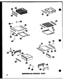 Refrigerator interior parts (sr25w/p60340-29w) (sr25w-c/p60340-29wc) (sr25w-ag/p60340-29wg) (sr25w-a/p60340-29wa) (sd25w-c/p60340-38wc) (sd25w-a/p60340-38wa) (sd25w/p60340-38w) (sd25w-ag/p60340-38wg) (sr22w-c/p60340-31wc) (sr22w-a/p60340-31wa) (sr22w/p603