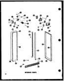 Interior parts (sr25w/p60340-29w) (sr25w-c/p60340-29wc) (sr25w-ag/p60340-29wg) (sr25w-a/p60340-29wa) (sd25w-c/p60340-38wc) (sd25w-a/p60340-38wa) (sd25w/p60340-38w) (sd25w-ag/p60340-38wg) (sr22w-c/p60340-31wc) (sr22w-a/p60340-31wa) (sr22w/p60340-31w) (sr22