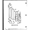 Amana SD22W-C-P60340-73WC freezer door parts (sr25w-c/p60340-43wc) (sr25w/p60340-43w) (sr25w-ag/p60340-43wg) (sr25w-a/p60340-43wa) (sd25w-c/p60340-51wc) (sd25w/p60340-51w) (sd25w-ag/p60340-51wg) (sd25w-a/p60340-51wa) (sr22w-ag/p60340-45wg) (sr22w/p60340-45w) (sr22w-a/p60340-45wa) diagram