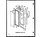 Amana SR5-22N-P60340-33W refrigerator door assy (sr25w-c/p60340-43wc) (sr25w/p60340-43w) (sr25w-ag/p60340-43wg) (sr25w-a/p60340-43wa) (sd25w-c/p60340-51wc) (sd25w/p60340-51w) (sd25w-ag/p60340-51wg) (sd25w-a/p60340-51wa) (sr22w-ag/p60340-45wg) (sr22w/p60340-45w) (sr22w-a/p60340-45 diagram