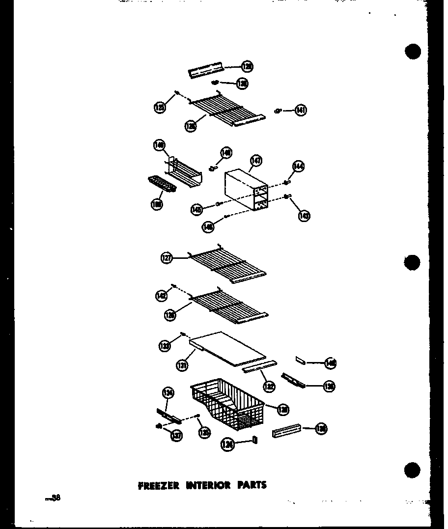 FREEZER INTERIOR PARTS (SR25W-C/P60340-43WC) (SR25W/P60340-43W) (SR25W-AG/P60340-43WG) (SR25W-A/P60340-43WA) (SD25W-C/P60340-51WC) (SD25W/P60340-51W) (SD25W-AG/P60340-51WG) (SD25W-A/P60340-51WA) (SR22W-AG/P60340-45WG) (SR22W/P60340-45W) (SR22W-A/P60340-45