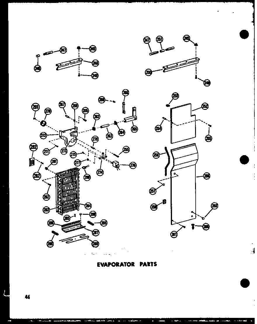 EVAPORATOR PARTS (SR25W-C/P60340-43WC) (SR25W/P60340-43W) (SR25W-AG/P60340-43WG) (SR25W-A/P60340-43WA) (SD25W-C/P60340-51WC) (SD25W/P60340-51W) (SD25W-AG/P60340-51WG) (SD25W-A/P60340-51WA) (SR22W-AG/P60340-45WG) (SR22W/P60340-45W) (SR22W-A/P60340-45WA) (S