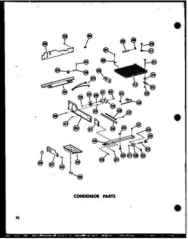 Condensor parts (sr25w-c/p60340-43wc) (sr25w/p60340-43w) (sr25w-ag/p60340-43wg) (sr25w-a/p60340-43wa) (sd25w-c/p60340-51wc) (sd25w/p60340-51w) (sd25w-ag/p60340-51wg) (sd25w-a/p60340-51wa) (sr22w-ag/p60340-45wg) (sr22w/p60340-45w) (sr22w-a/p60340-45wa) (sr