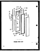 Freezer door assy (sr25w/p60340-75w) (sr25w-c/p60340-75wc) (sr25w-ag/p60340-75wg) (sr25w-a/p60340-75wa) (sd25w-c/p60340-76wc) (sd25w-a/p60340-76wa) (sd25w/p60340-76w) (sd25w-ag/p60340-76wg) (sr22w-c/p60340-72wc) (sr22w-a/p60340-72wa) (sr22w/p60340-72w) (s