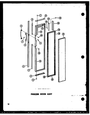 Freezer door assy (sr25w/p60340-75w) (sr25w-c/p60340-75wc) (sr25w-ag/p60340-75wg) (sr25w-a/p60340-75wa) (sd25w-c/p60340-76wc) (sd25w-a/p60340-76wa) (sd25w/p60340-76w) (sd25w-ag/p60340-76wg) (sr22w-c/p60340-72wc) (sr22w-a/p60340-72wa) (sr22w/p60340-72w) (s