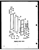 Freezer door parts (sr25w/p60340-75w) (sr25w-c/p60340-75wc) (sr25w-ag/p60340-75wg) (sr25w-a/p60340-75wa) (sd25w-c/p60340-76wc) (sd25w-a/p60340-76wa) (sd25w/p60340-76w) (sd25w-ag/p60340-76wg) (sr22w-c/p60340-72wc) (sr22w-a/p60340-72wa) (sr22w/p60340-72w) (