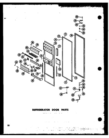 Refrigerator door parts (sr25w/p60340-75w) (sr25w-c/p60340-75wc) (sr25w-ag/p60340-75wg) (sr25w-a/p60340-75wa) (sd25w-c/p60340-76wc) (sd25w-a/p60340-76wa) (sd25w/p60340-76w) (sd25w-ag/p60340-76wg) (sr22w-c/p60340-72wc) (sr22w-a/p60340-72wa) (sr22w/p60340-7