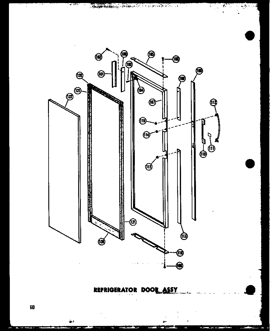 REFRIGERATOR DOOR ASSY (SR25W/P60340-75W) (SR25W-C/P60340-75WC) (SR25W-AG/P60340-75WG) (SR25W-A/P60340-75WA) (SD25W-C/P60340-76WC) (SD25W-A/P60340-76WA) (SD25W/P60340-76W) (SD25W-AG/P60340-76WG) (SR22W-C/P60340-72WC) (SR22W-A/P60340-72WA) (SR22W/P60340-72