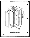 Refrigerator door assy (sr25w/p60340-75w) (sr25w-c/p60340-75wc) (sr25w-ag/p60340-75wg) (sr25w-a/p60340-75wa) (sd25w-c/p60340-76wc) (sd25w-a/p60340-76wa) (sd25w/p60340-76w) (sd25w-ag/p60340-76wg) (sr22w-c/p60340-72wc) (sr22w-a/p60340-72wa) (sr22w/p60340-72