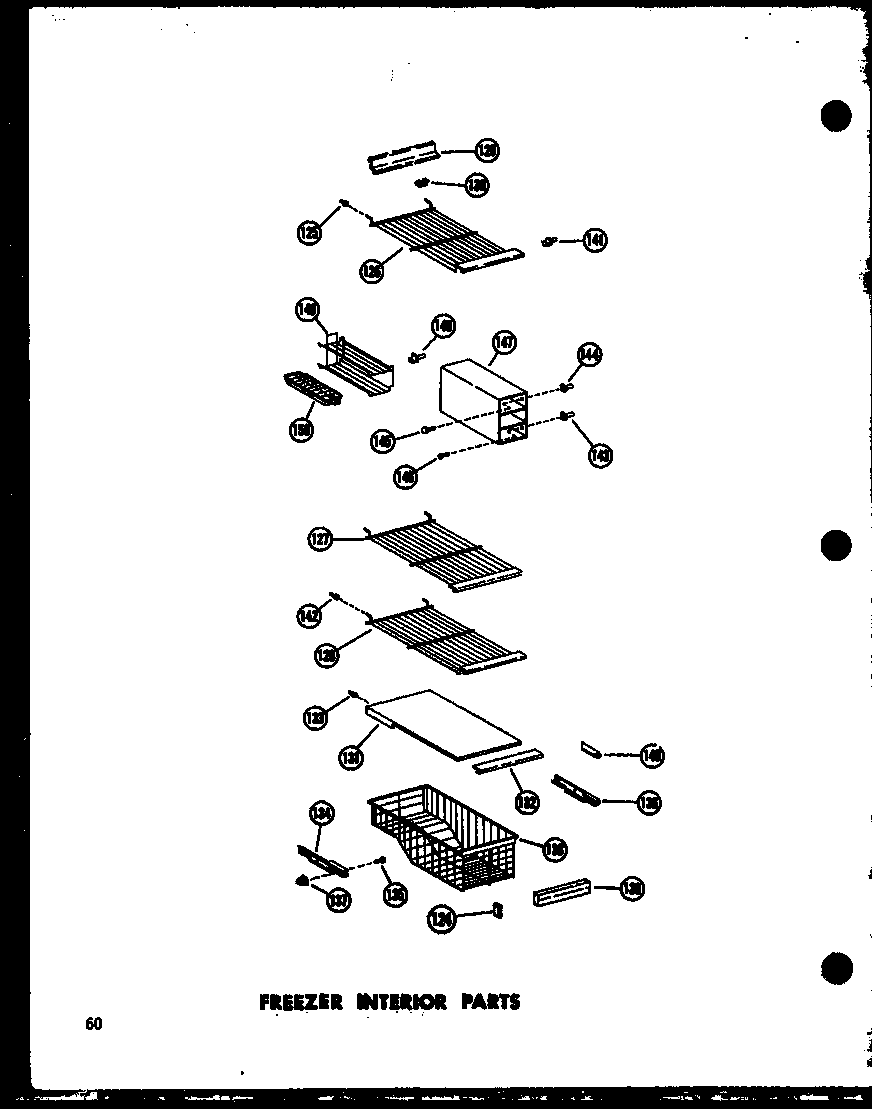 FREEZER INTERIOR PARTS (SR25W/P60340-75W) (SR25W-C/P60340-75WC) (SR25W-AG/P60340-75WG) (SR25W-A/P60340-75WA) (SD25W-C/P60340-76WC) (SD25W-A/P60340-76WA) (SD25W/P60340-76W) (SD25W-AG/P60340-76WG) (SR22W-C/P60340-72WC) (SR22W-A/P60340-72WA) (SR22W/P60340-72