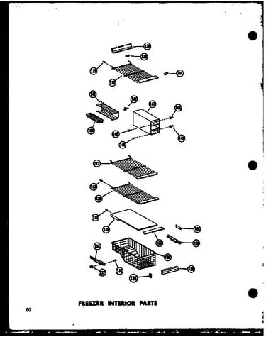 Freezer interior parts (sr25w/p60340-75w) (sr25w-c/p60340-75wc) (sr25w-ag/p60340-75wg) (sr25w-a/p60340-75wa) (sd25w-c/p60340-76wc) (sd25w-a/p60340-76wa) (sd25w/p60340-76w) (sd25w-ag/p60340-76wg) (sr22w-c/p60340-72wc) (sr22w-a/p60340-72wa) (sr22w/p60340-72