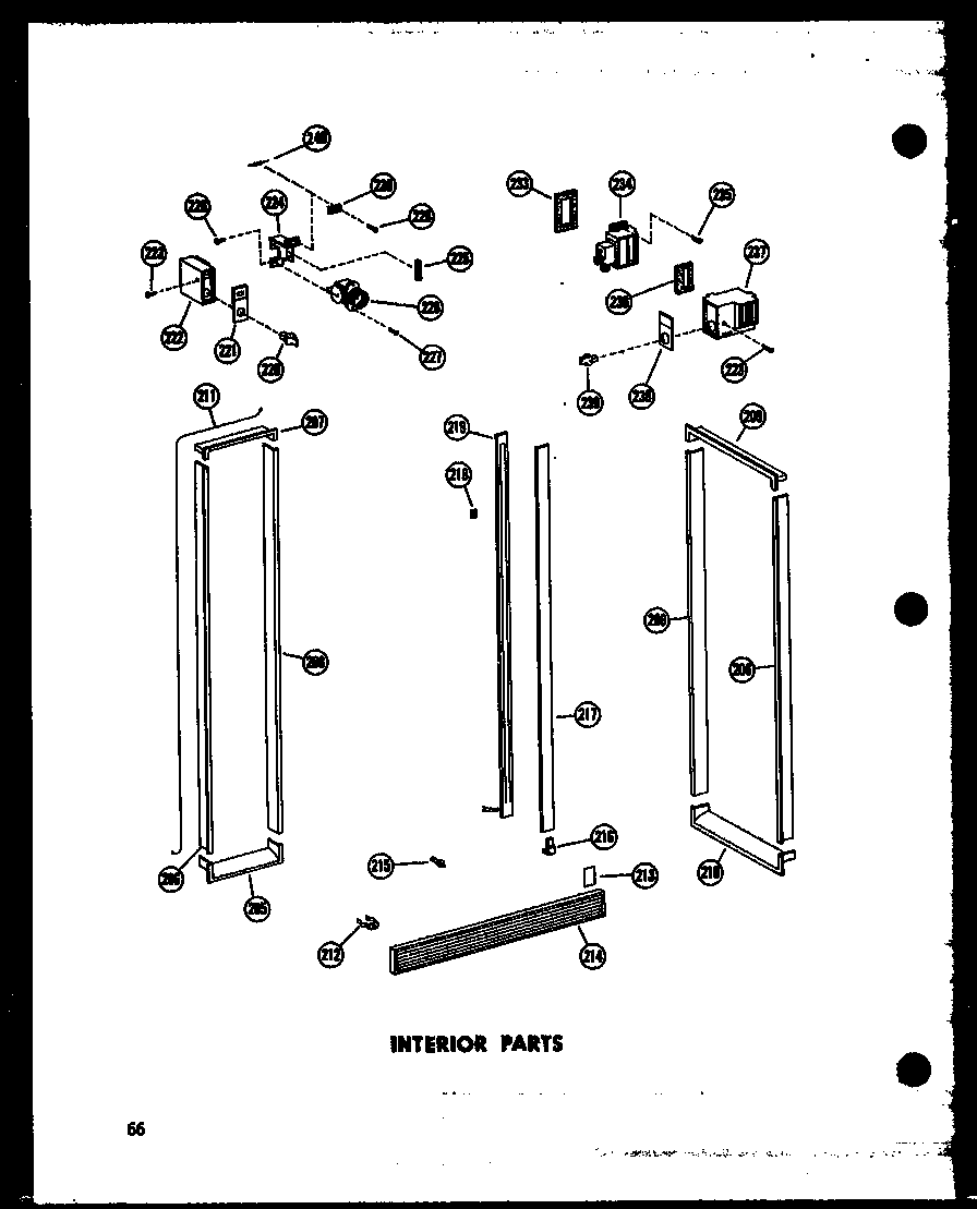 INTERIOR PARTS (SR25W/P60340-75W) (SR25W-C/P60340-75WC) (SR25W-AG/P60340-75WG) (SR25W-A/P60340-75WA) (SD25W-C/P60340-76WC) (SD25W-A/P60340-76WA) (SD25W/P60340-76W) (SD25W-AG/P60340-76WG) (SR22W-C/P60340-72WC) (SR22W-A/P60340-72WA) (SR22W/P60340-72W) (SR22