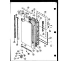 Amana SLDI25G-P7642105W lower freezer door assembly diagram