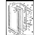 Amana SLDI25G1L-P7642106WL refrigerator door assembly diagram