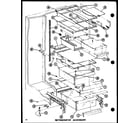 Amana SLDI25G1-P7642106W refrigerator accessory diagram