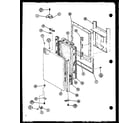 Amana 1999IW-P7731403W upper freezer door assembly diagram
