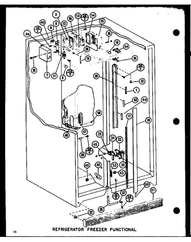 Refrigerator freezer functional