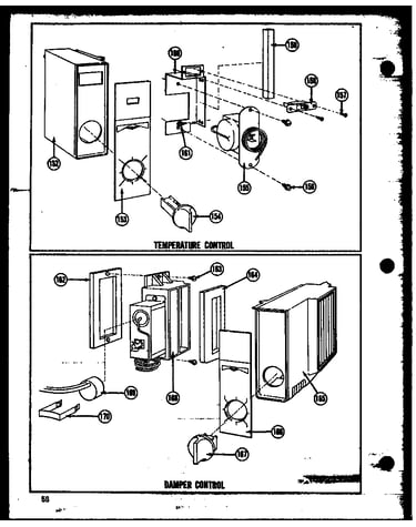 Temperature control/damper control (sr25g) (sd25g) (sr22g) (sd22g) (sp19g) (sr19g) (sd19g) (sp17g) (sr17g) (esr17g)
