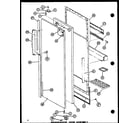 Amana SL25G-P7745509W refrigerator door assembly (sli22g/p7745507w) (sli22gl/p774550wl) (sl22g/p7745508w) (sl22gl/p7745508wl) (sl25gl/p7745509wl) (sl25g/p7745509w) (sli25g/p7745510w) (sli25gl/p7745510wl) diagram