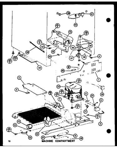 Machine compartment (sli22g/p7745507w) (sli22gl/p774550wl) (sl22g/p7745508w) (sl22gl/p7745508wl) (sl25gl/p7745509wl) (sl25g/p7745509w) (sli25g/p7745510w) (sli25gl/p7745510wl)