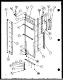 Refrigerator door hinge and trim parts (sx25h/p7836005w) (sxp25h/p7836006w) (sx22h/p7836015w) (sxp22h/p7836016w) (sxp25h/p7836034w)