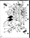 Freezer shelving and refrigerator light (sx25h/p7836005w) (sxp25h/p7836006w) (sx22h/p7836015w) (sxp22h/p7836016w) (sxp25h/p7836034w)