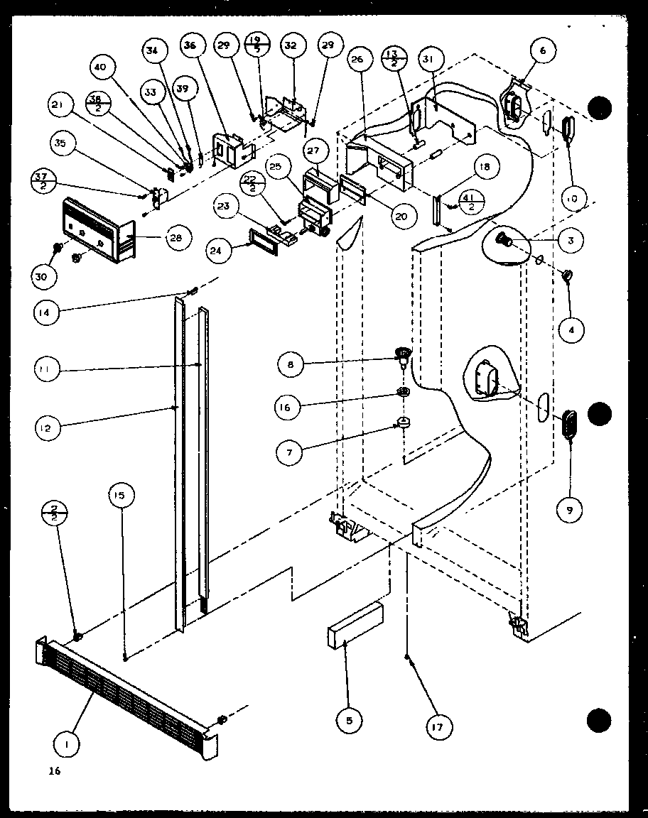 REFRIGERATOR (SX25H/P7836005W) (SXP25H/P7836006W) (SX22H/P7836015W) (SXP22H/P7836016W) (SXP25H/P7836034W)