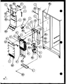 Freezer evaporator and air handling (sx25h/p7836005w) (sxp25h/p7836006w) (sx22h/p7836015w) (sxp22h/p7836016w) (sxp25h/p7836034w)