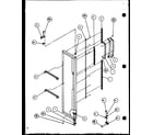 Amana SC25H-P7836004W freezer door (sc19h/p7804504w) diagram