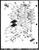 Freezer shelving and refrigerator light (sc19h/p7804504w)