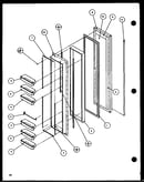 Freezer door (sc22h/p7836014w) (sc25h/p7836004w)